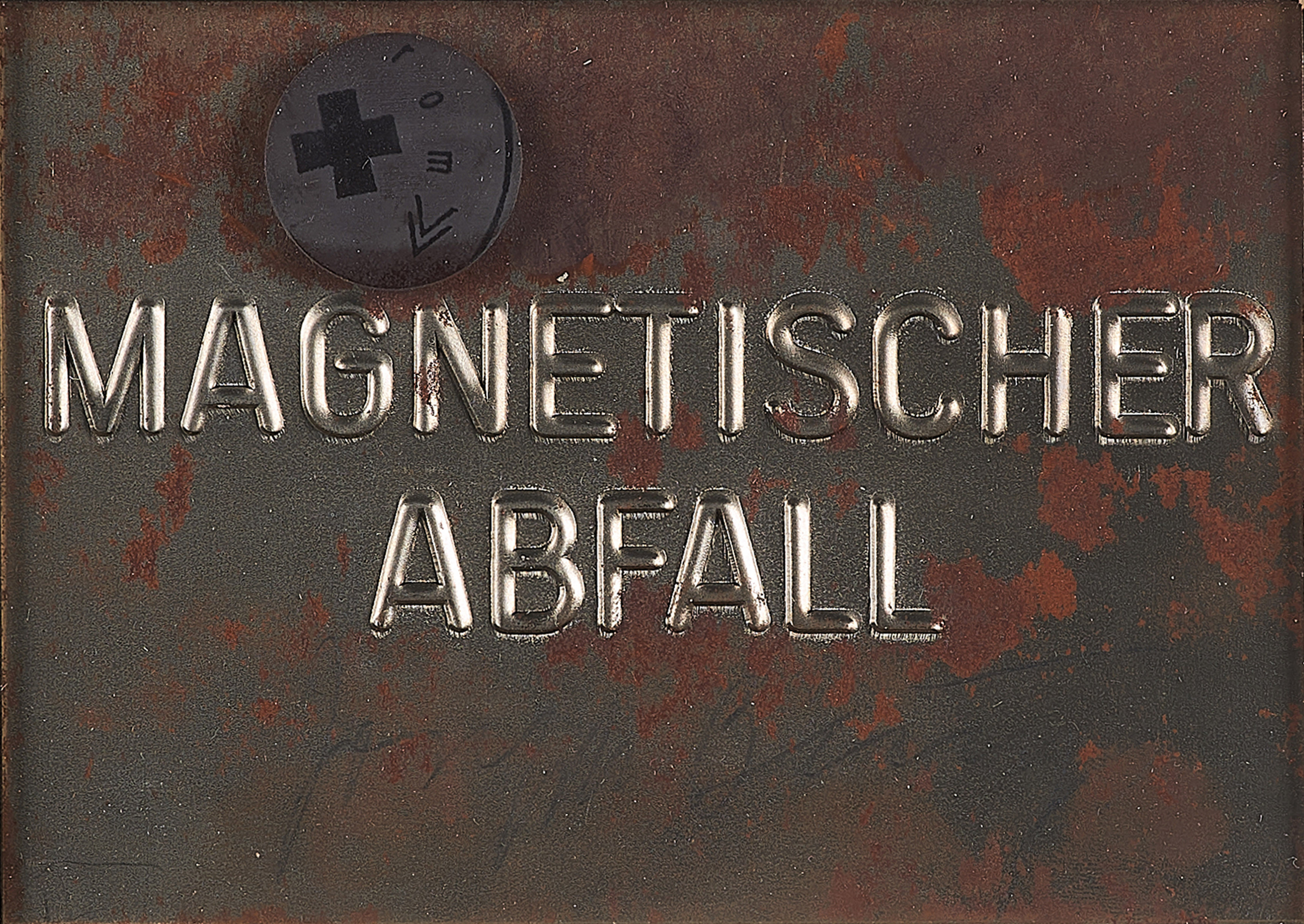 Three-dimensional, ONLINE ONLY, Joseph Beuys-Magnetischer Abfall ( Magnetische Postkarte)