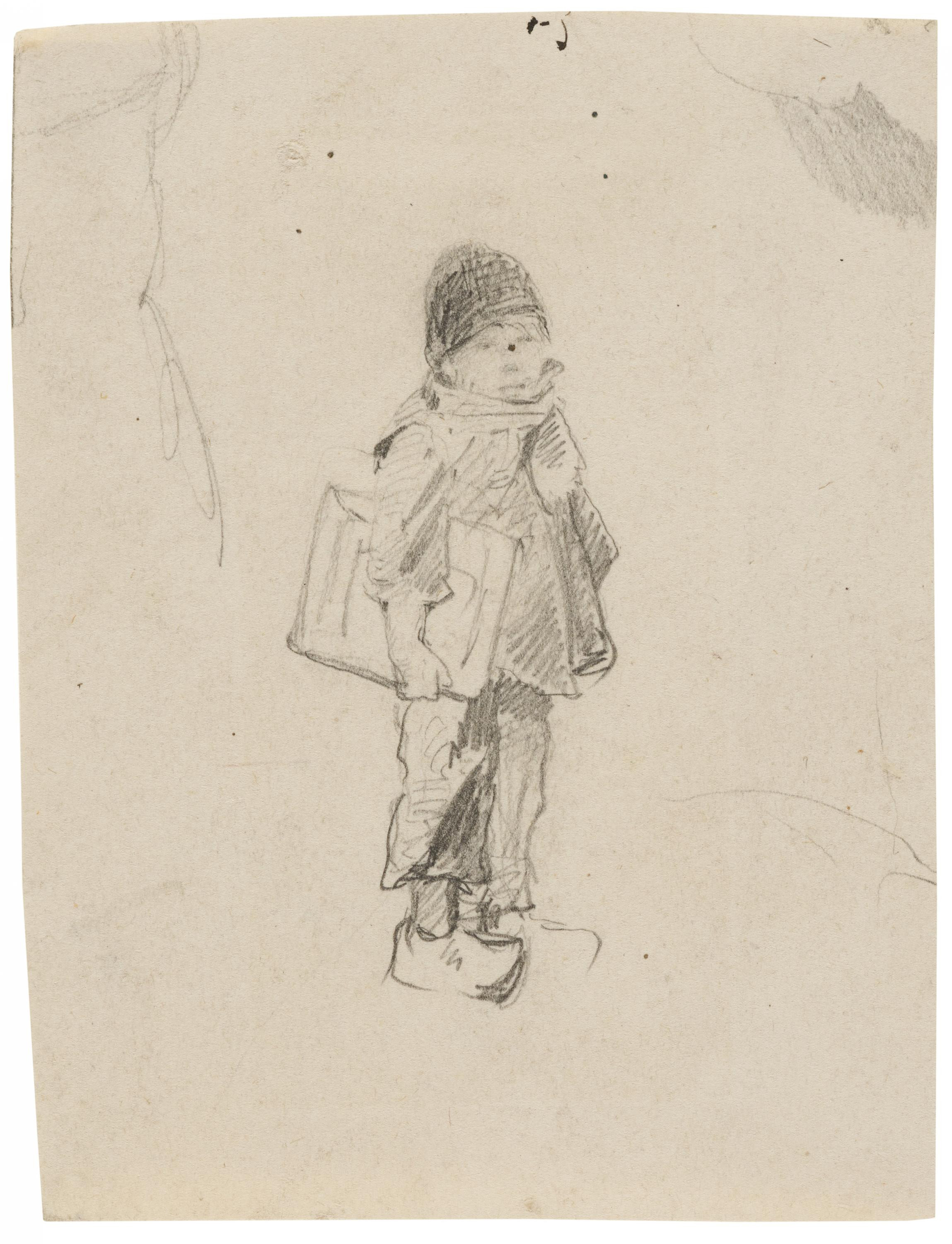 Fine Art Gregor von Bochmann zugeschriebenSchuljunge Van Ham