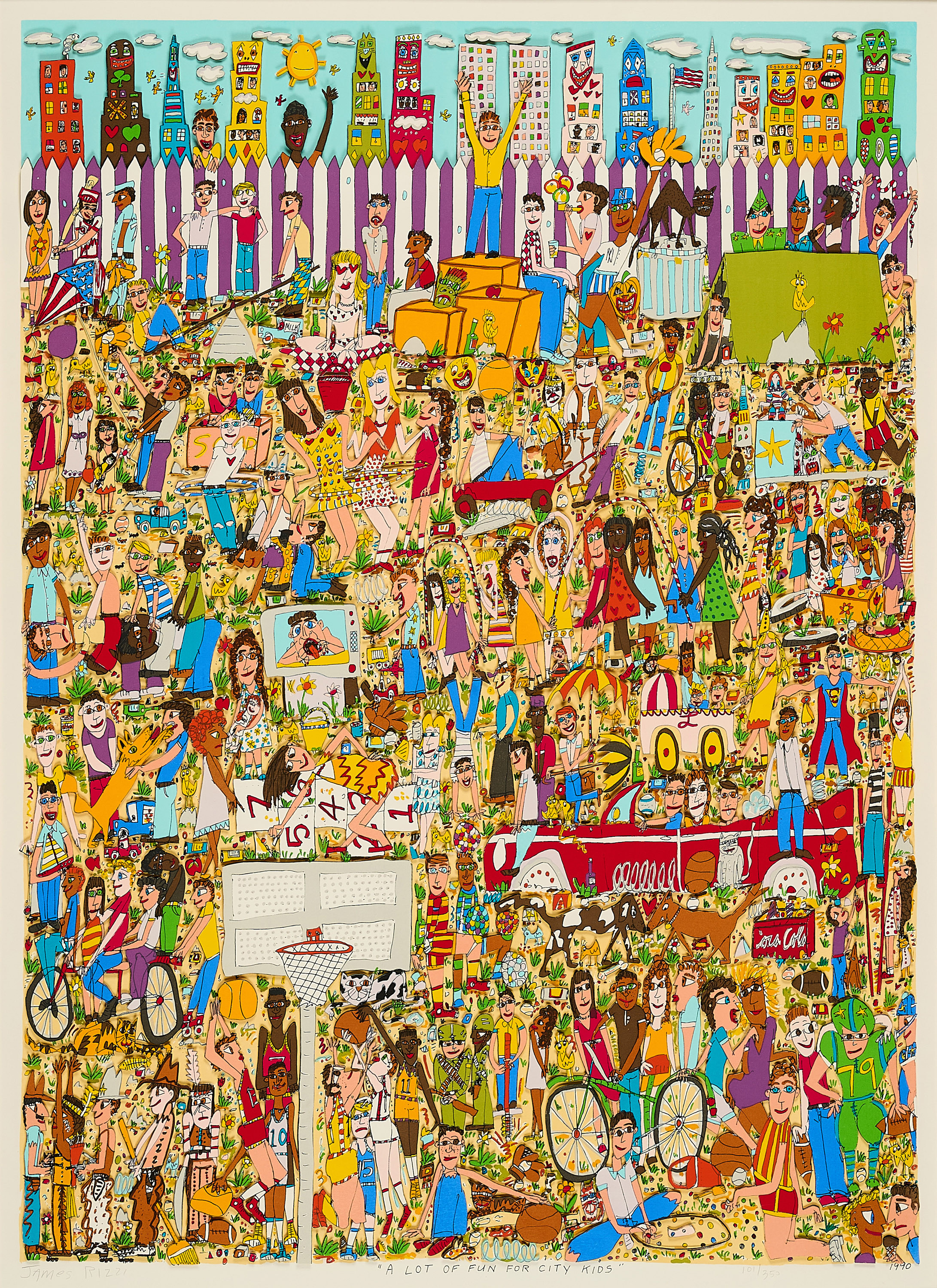 James Rizzi 「A Lot of Fun for City Kids」 Spotlight: Contemporary | ONLINE ONLY | James Rizzi-A lot of
