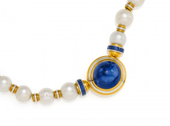 Sapphire-Pearl-Necklace