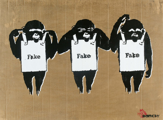 Hear not Banksy, see not Banksy, think not Banksy