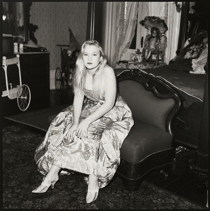 Marigny in her Mother's Marilyn Monroe Gown