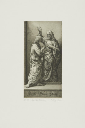 "Christus und Thomas" (nach Verrocchio)