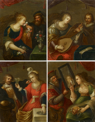 Four Paintings: Allegories of the Senses