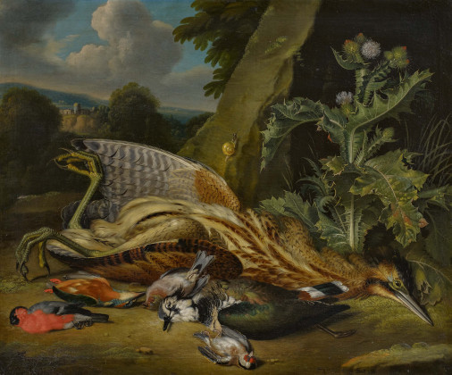 Hunting Still Life with Birds