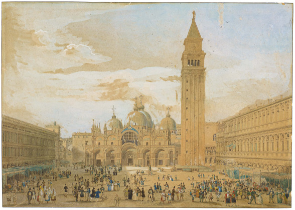 Der Markusplatz in Venedig