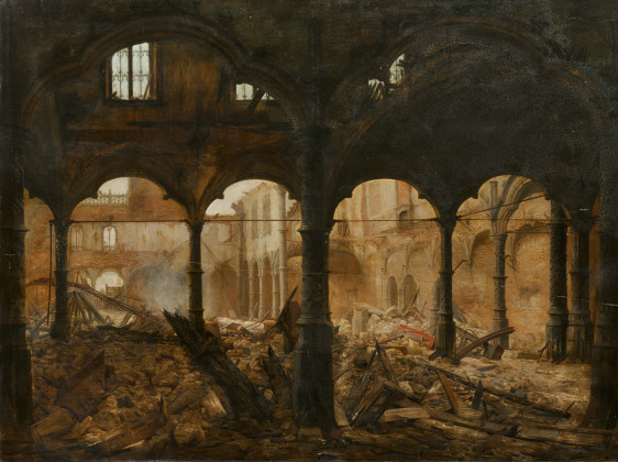 The Ruins of the Trading Exchange in Antwerp