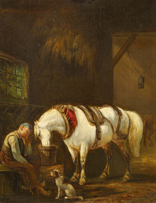 In Horse Stable