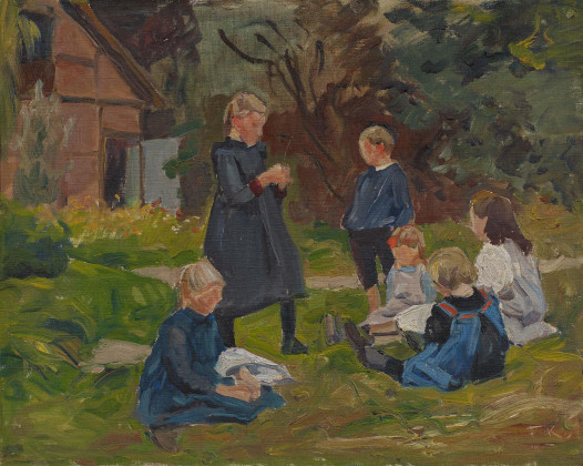 Kinder im Garten