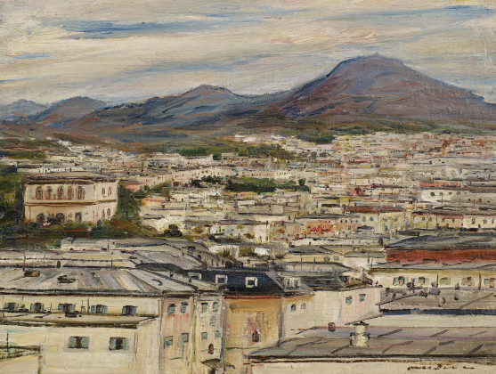 View Over the Roofs of Genoa
