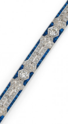 Diamant-Saphir-Armband