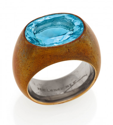 Aquamarin-Ring