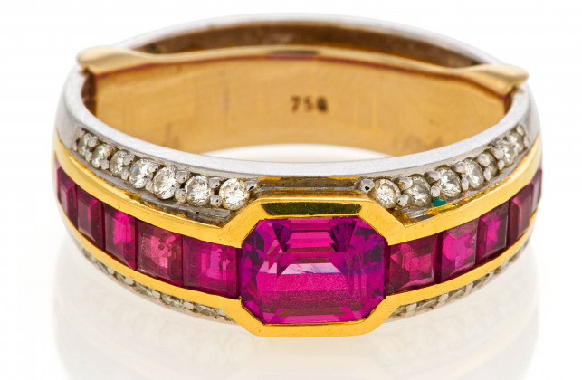 Rubin-Diamant-Ring