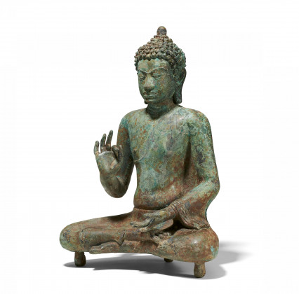 Seltener und bedeutender sitzender Buddha