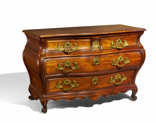 Mahogany commode Louis XV