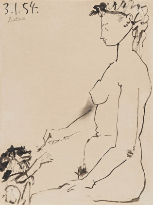 Untitled (Woman and Dog)
