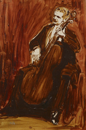 Der Cellist Georg Wille