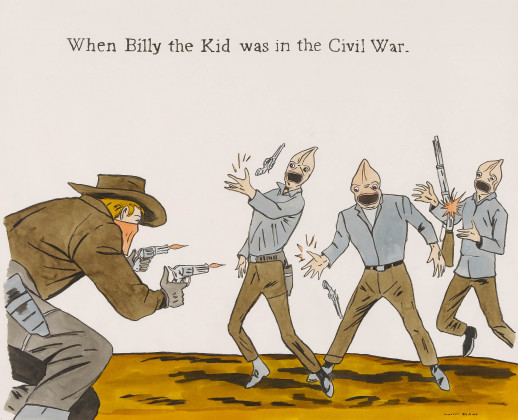 "When Billy the Kid was in the civil war"