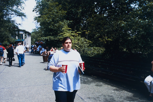 Woman in Antwerp Zoo