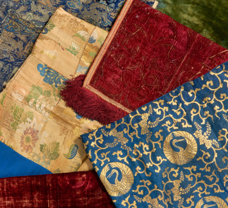 Six textiles