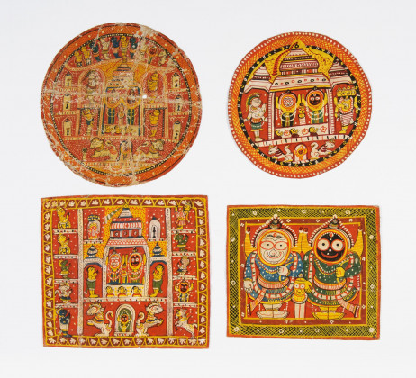 Four painting of the Jagannatha trinity