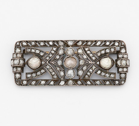 Artdeco Diamond-Brooch