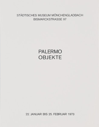 Palermo Objekte 1943 - 1977