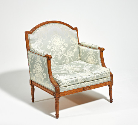 Beechh wood bergère Louis XVI