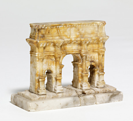Kleines Modell des Konstantinsbogens in Rom