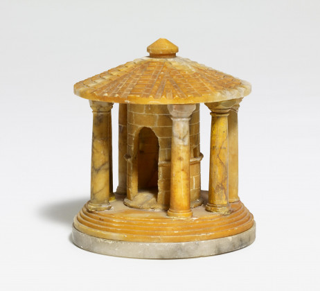 Small yellow alabaster Vesta-temple
