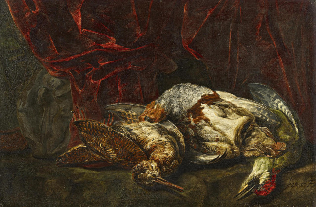 Hunting Still Life with Song Birds