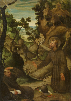 Der Heilige Franz von Assisi empfängt die Stigmata