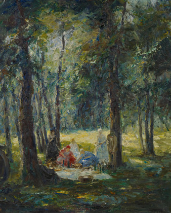 Das Picknick im Wald