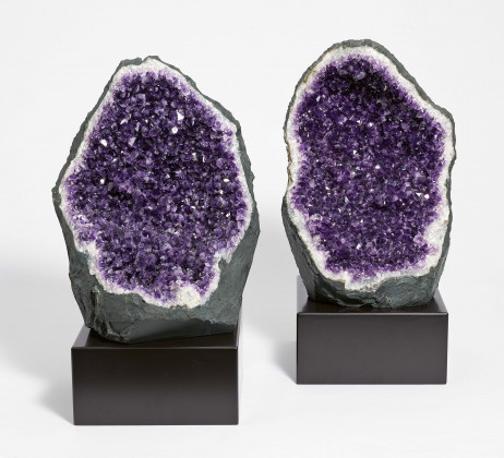 Two Large Amethyst Geodes