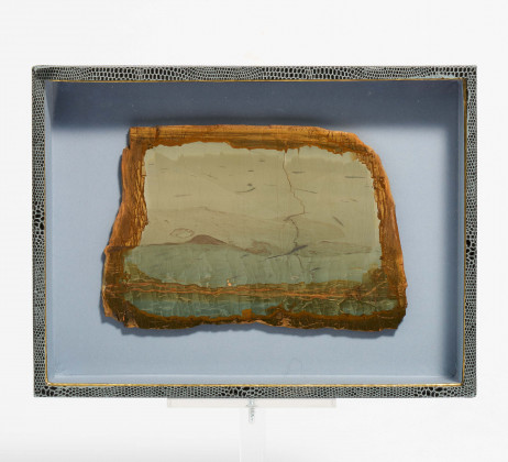Plate of a Landscape Agate in Display Casket