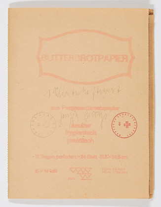 1 Wirtschaftswert (Butterbrotpapier)