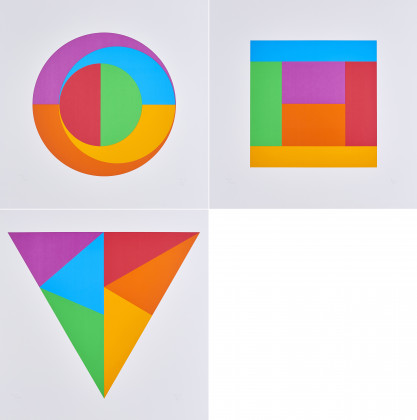 Kreis, Quadrat, Dreieck (Triptychon)