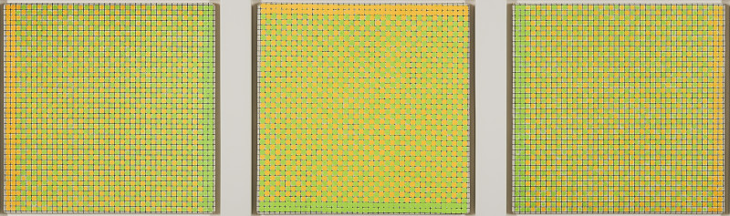 Ohne Titel (Serielle Formation) 3-teiliges Werk