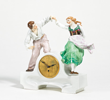 Uhr mit tanzendem Paar