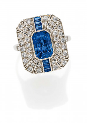 Sapphire-Diamond-Ring