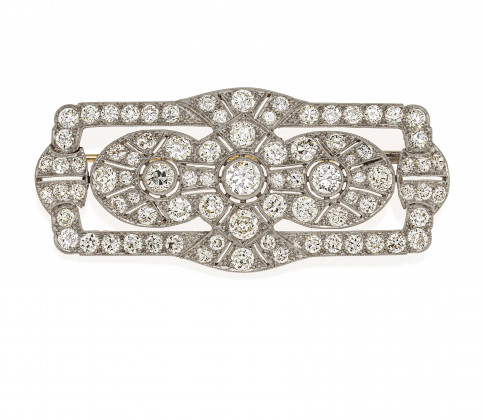 Diamond-Brooch