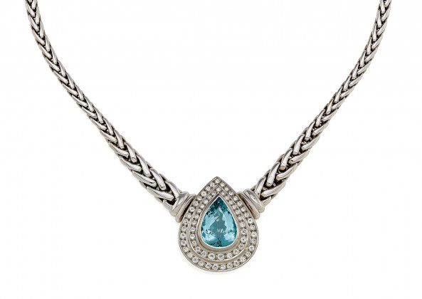 Aquamarine-Diamond-Necklace