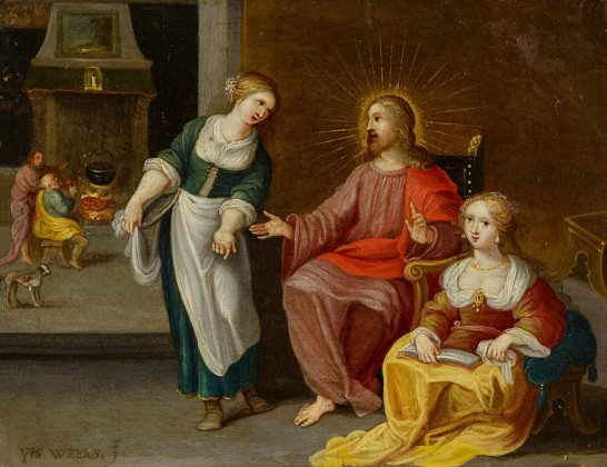 Christ with Martha and Mary Magdalene