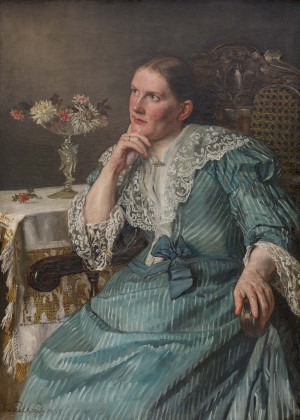 Porträt der Ehefrau des Künstlers