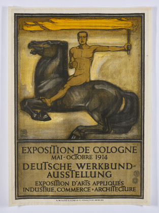 Plakat für die deutsche Werkbund-Ausstellung in Köln 1914