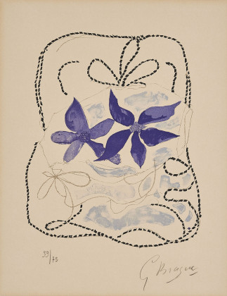 Les deux iris bleues