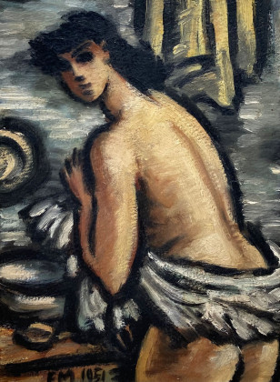 Nu Au Linge Blancs