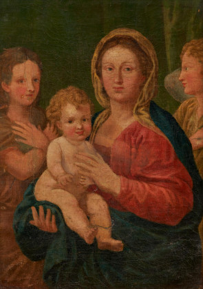 Maria mit Christuskind und Engeln