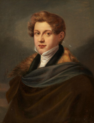 Porträt des jungen Heinrich von Hartz (1807-1887)