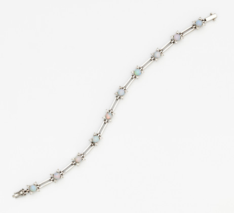 Opal-Diamant-Armband